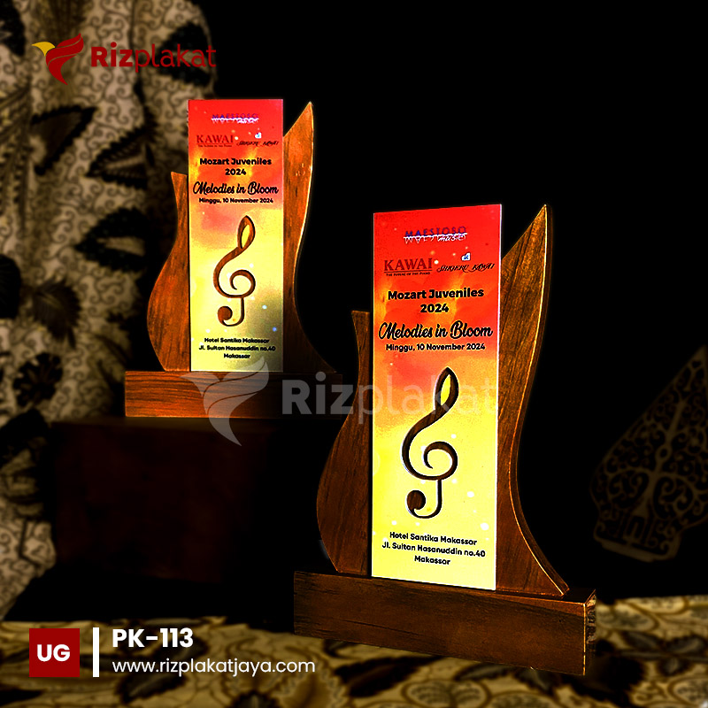 Plakat Kayu Festival Melodies