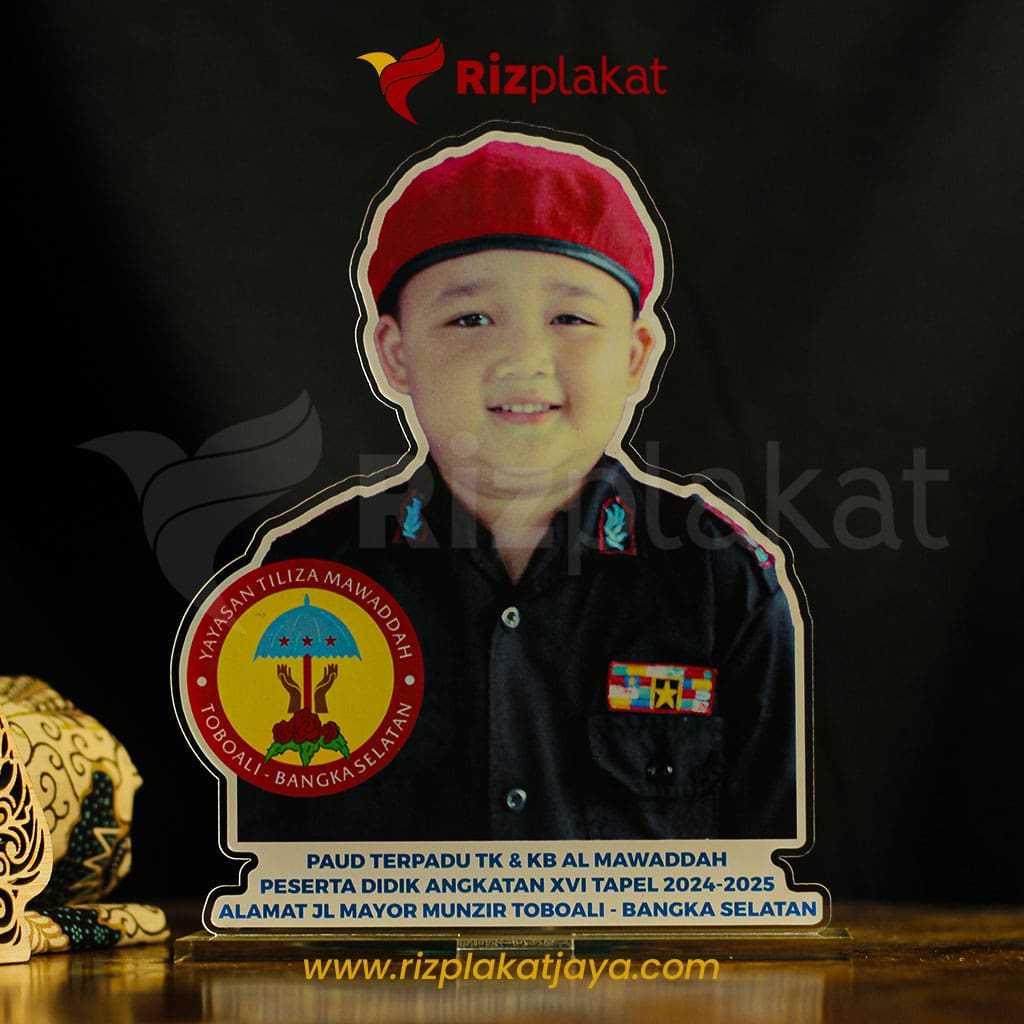 Plakat Akrilik Custom Wisuda PAUD