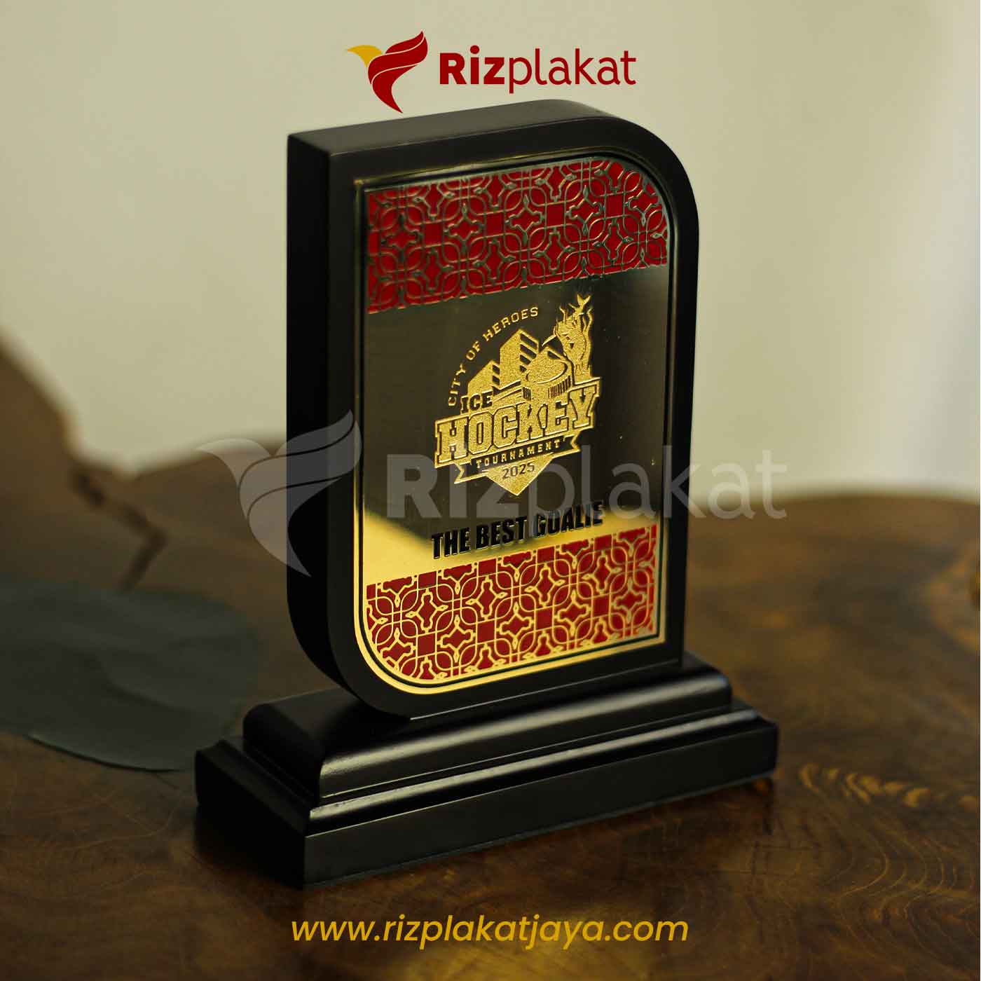 Trophy Kayu The Best Goalie Ice Hockey Tournament 2025 