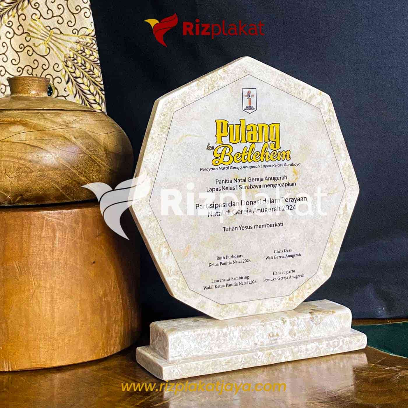 Plakat Marmer Apresiasi Natal