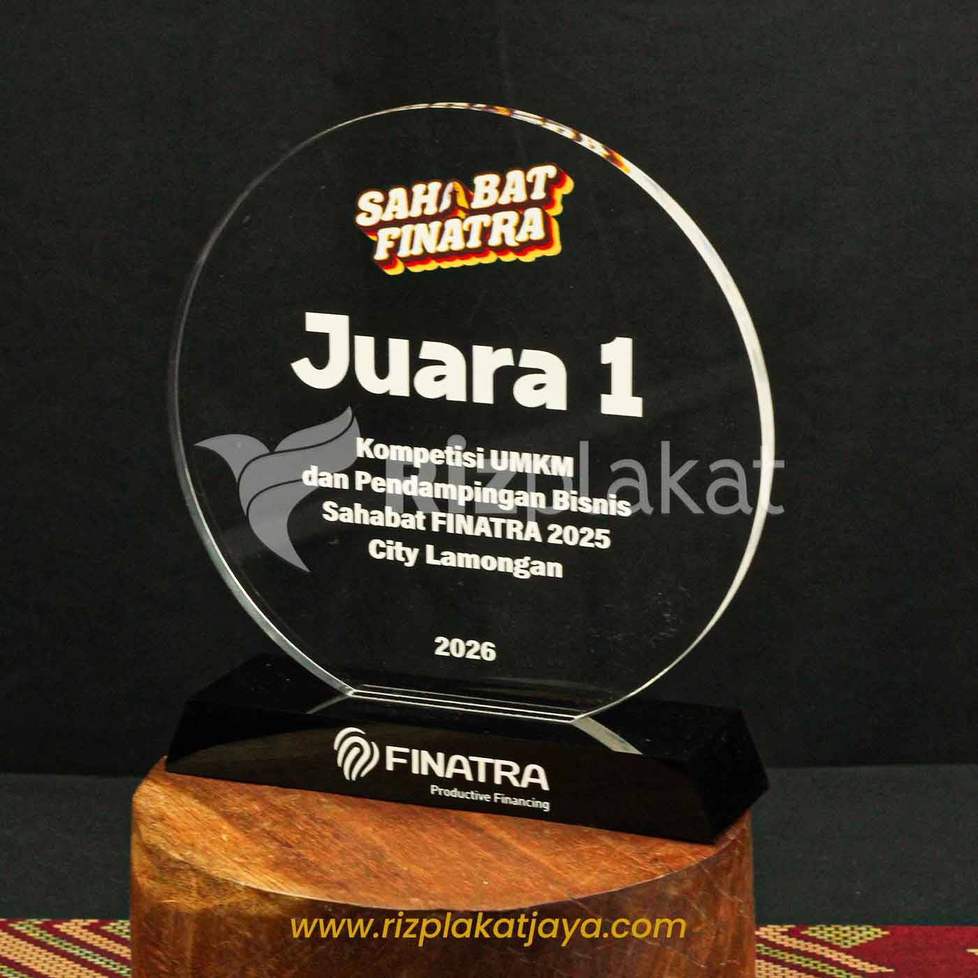 Plakat Akrilik Juara UMKM