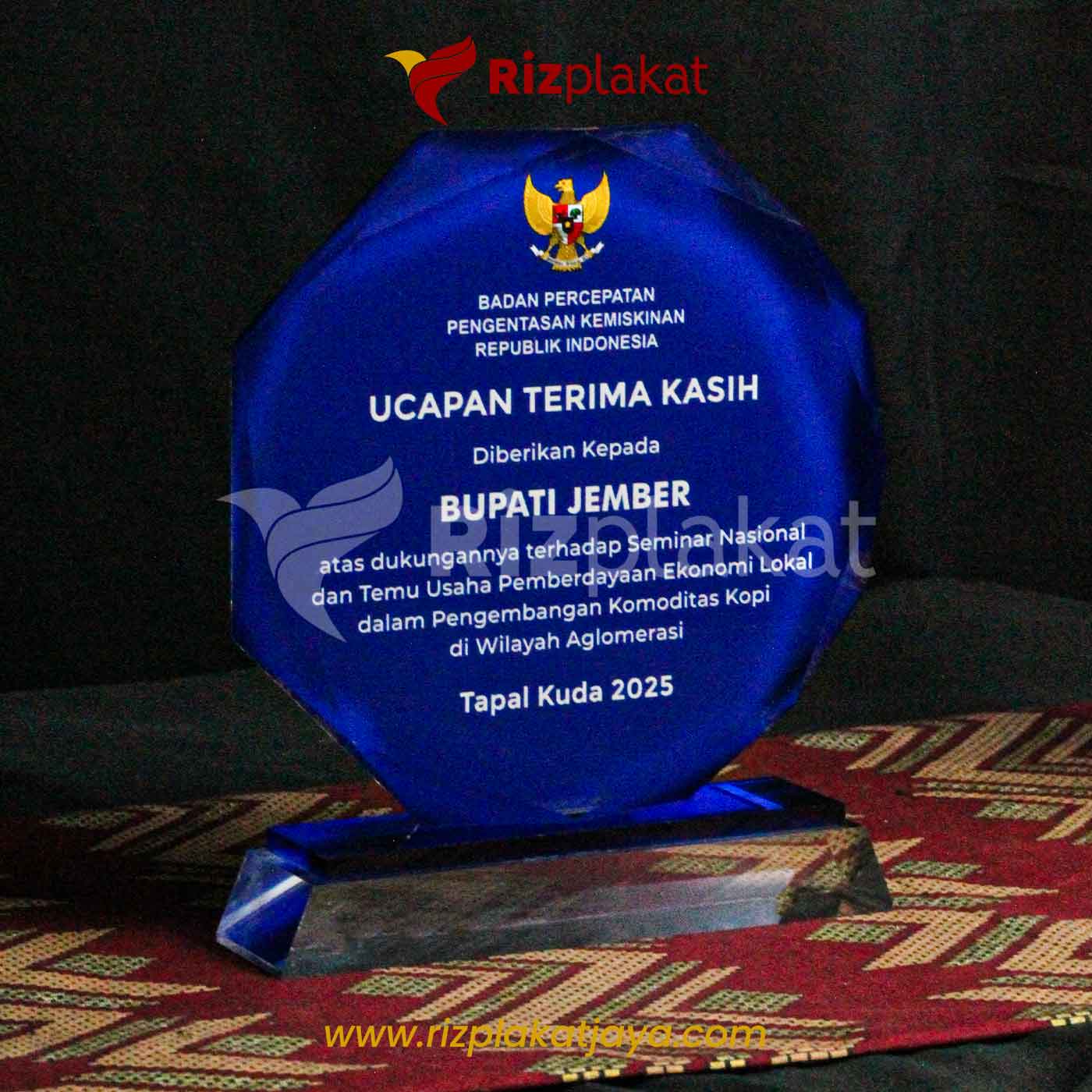 Plakat Akrilik Resmi Instansi Pemerintah